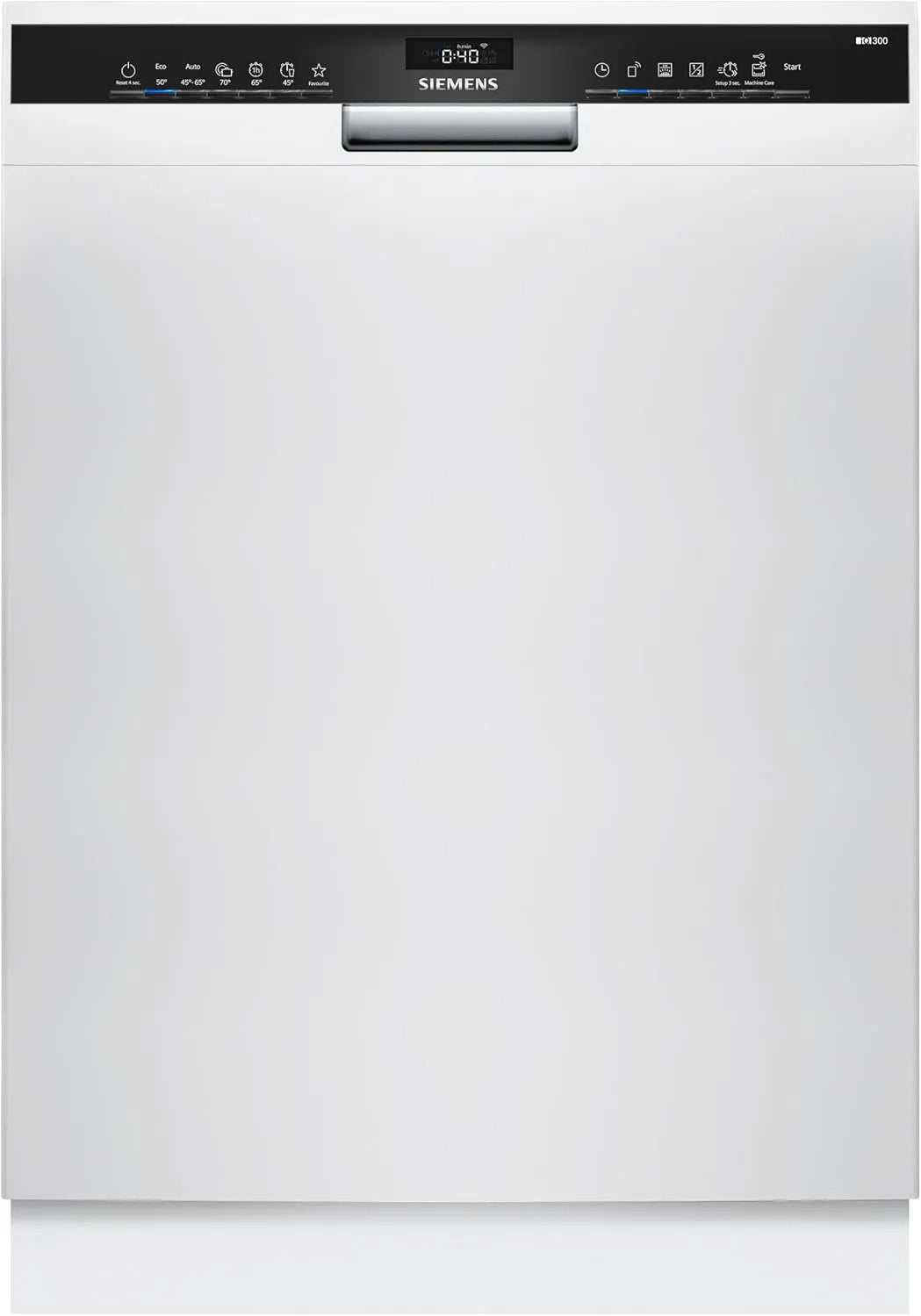 Siemens SN43HW03TE iQ300, Opvaskemaskiner, 60 cm, understrukturopvaskemaskine 60 cm, bestik kurv, smartStart, intensiveZone, Hvid, 5 × 59