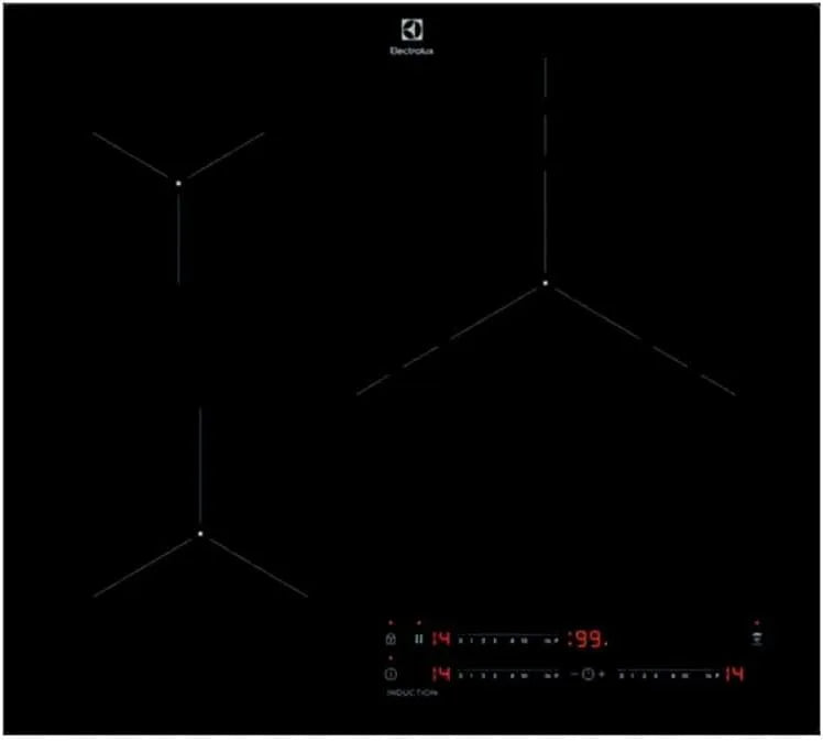 Electrolux LIT6340CK Hob2Hood-System, Kogeplader, induktionspumper, 60 cm, 3 kogezoner, PowerBoost-funktion, uafhængig skyder, Sort