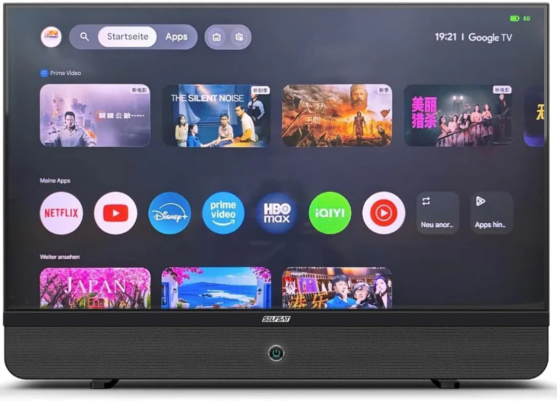 SELFSAT, Skærme, Streaming skærm MSD 27 Sort, 27 inches (69 cm) Fuld HD-skærm med Google TV, Sort, 27 inch, 69 cm, 1920 x 1080, 5, 8 kg