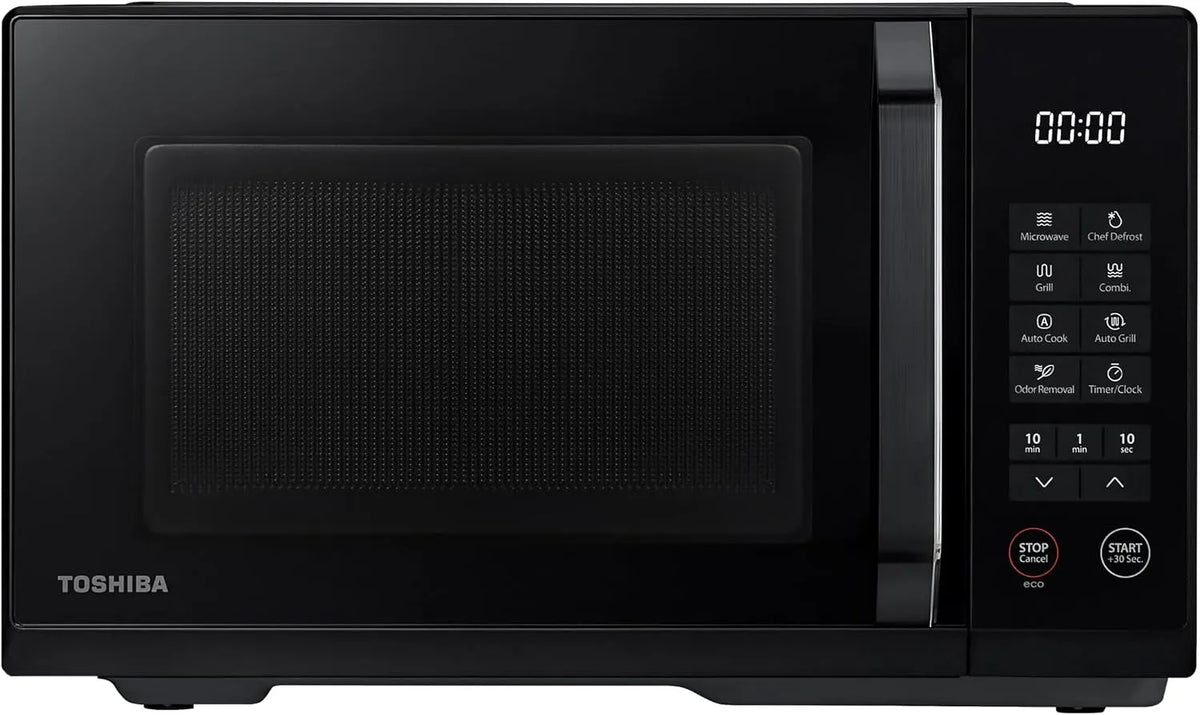 TOSHIBA MW3-EG23PE, Multifunktionelle mikrobølgeovne, MW3- (BK) Multifunktionel mikrobølgeovn med grill, 23 liter, 11 effektniveauer