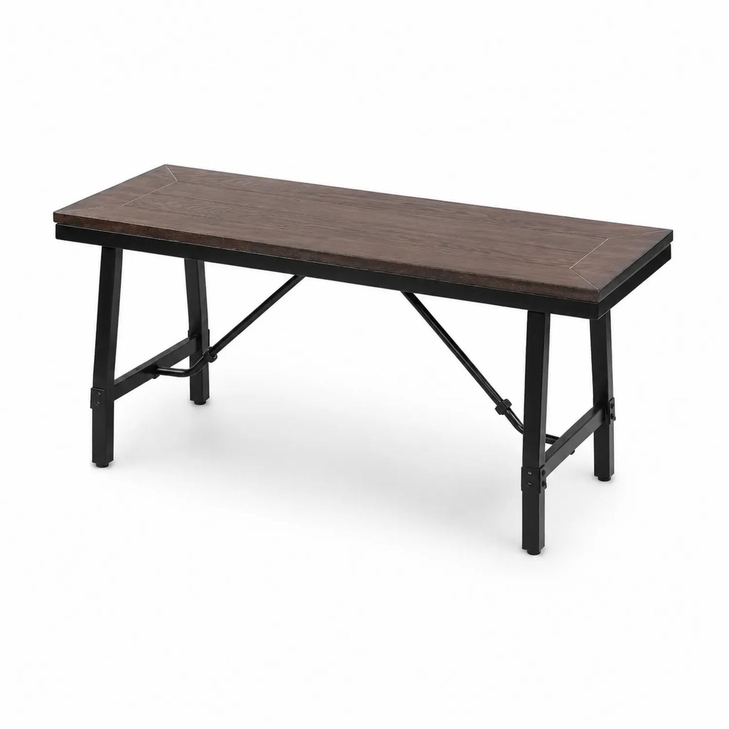 Banco de Madera y Metal 120cm