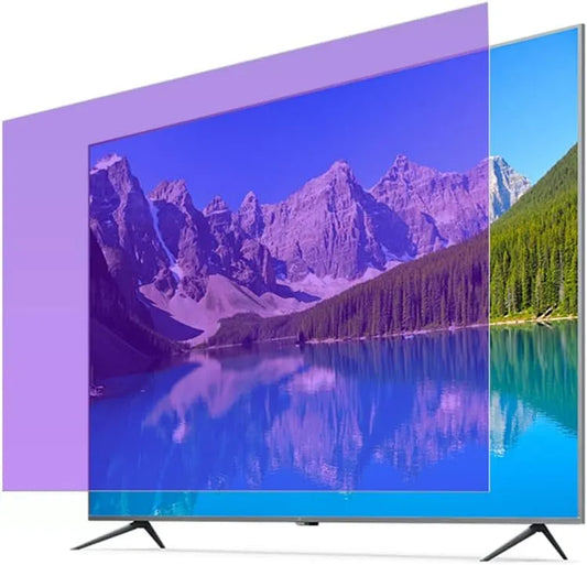 AIZYR 77tommer, Skærmbeskyttelse til TV, 77inch Anti- Blue Light Film Transparent LCD TV HD Clear skærm Protector Eyes, Gennemsigtig, 77inch
