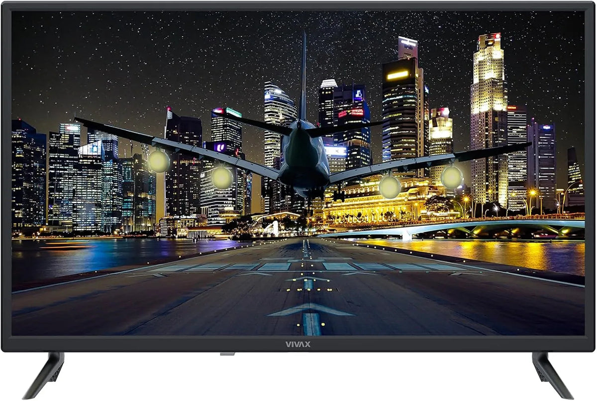 VIVAX DVB-S2 TV-32LE115T2S2, TV'er, 32-tommer Non-Smart TV, Android, WiFi, Bluetooth, 4K UHD, LED, model TV, Sort, 32L, 2 V, 4K, 1 G