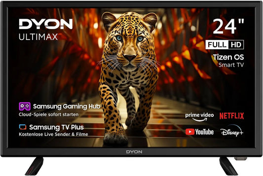 DYON 24F-TI 24-tommer, Bærbare TV'er, ULTIMAX 24F- TI Fuld HD Smart TV, Sort, Full HD, 60 Hz, 3V, 24 '