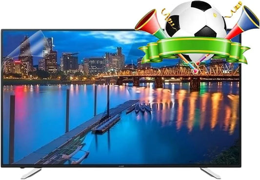 AIZYR 75-85in 77tommer, Visning beskyttelsesfilm, 77inch Anti Glare Film TV skærm Protector / Anti Blue Light Monitor Filter Panel, Blå, 77inch