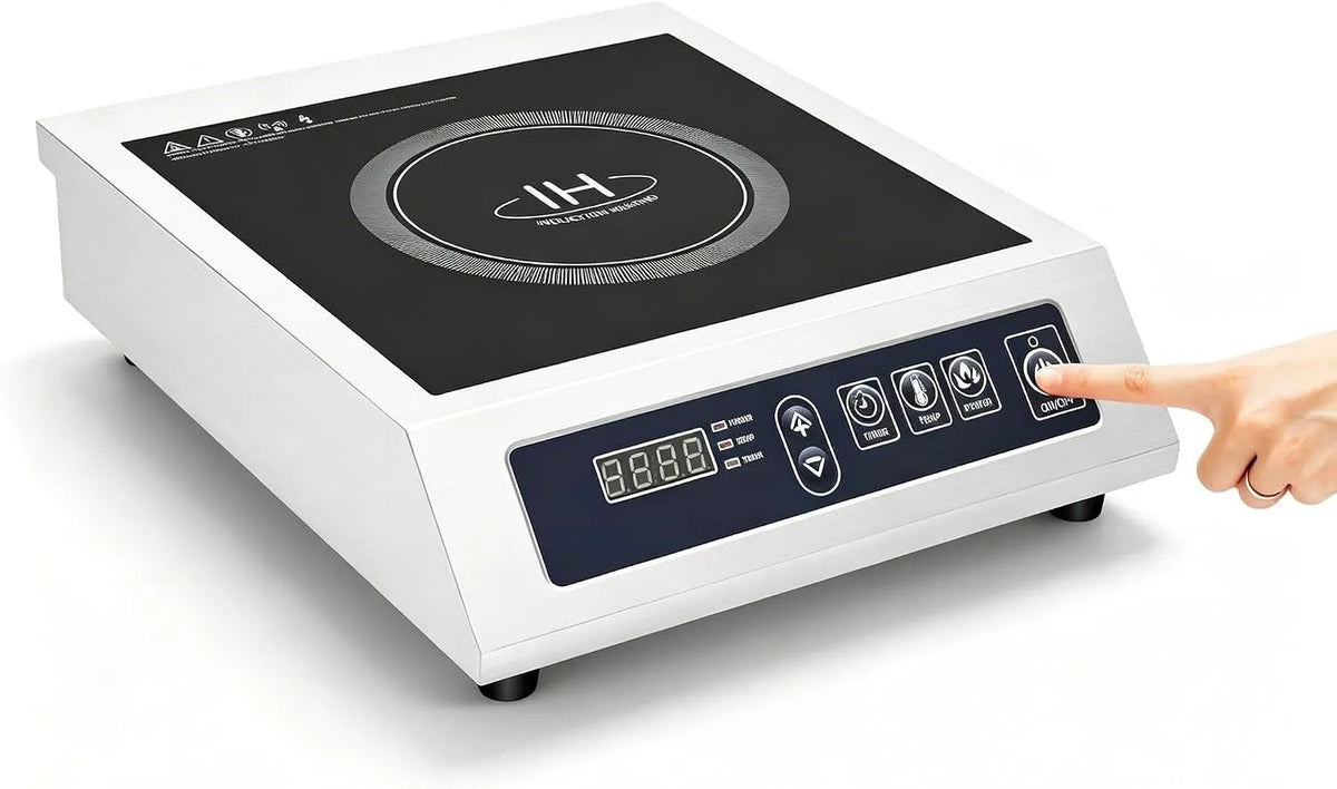 Atnhyruhd 400-3500W, Kogeplader, 400- 3500W 1 plade varmtplade induktion Professionel induktion hob induktion hob, Sort, 3500W, 9, 06 inch, 220V