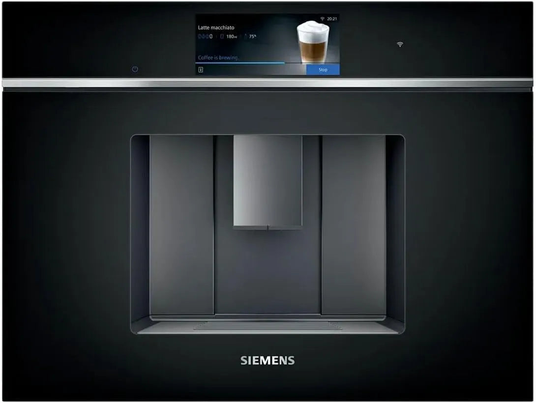 Siemens iQ700 CT718L1B0, Fuldautomatiske kaffemaskiner, Smart built- in kaffemaskine 60 x 45 cm Sort, 60 x 45 cm, 718L, 1W, 59, 4 cm