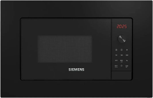Siemens iQ300 BE623LMB3, Mikrobølgeovne med grill, builds - i mikroovn med Grill Schwarz 595 x 382 cm, Sort, 595 x 382 cm, 623L, 800 W