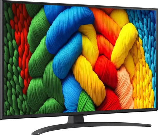 LG Gen8 55NANO81A6A.API, Bærbare TV'er, Smart TV 55 tommer 4K Ultra HD LED skærm NanoCell System WebOS Processor A7, Sort, 4K, 7 G, 139, 7 cm