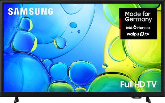 Samsung F6009F, Bærbare TV'er, Fuld HD FHD 40 inches, HDR 10 +, PurColor for realistiske farver, OTS Lite for en, Sort, 40 inch, FULL HD, 101 cm