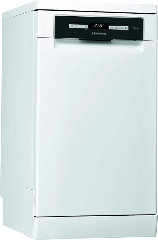 Bauknecht 3O23, Opvaskemaskiner, 60 cm, BSFO PF aftagelig opvaskemaskine 45 cm bredde / PowerClean / ExtraDry / fuld, Hvid, 45 cm, 85 x 45 x 59