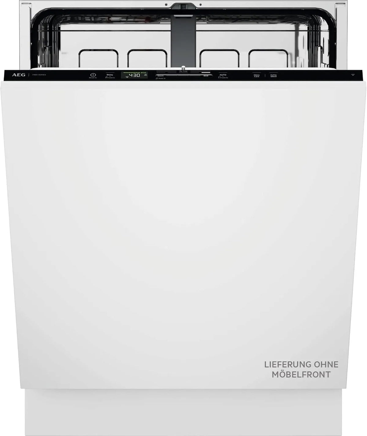 AEG GI7200B1SO, Opvaskemaskiner, 60 cm, Fuldt integreret 7000 opvaskemaskine 60cm, smart WiFi opvaskemaskine, fleksible, Sølv, 44dB, 8.4L