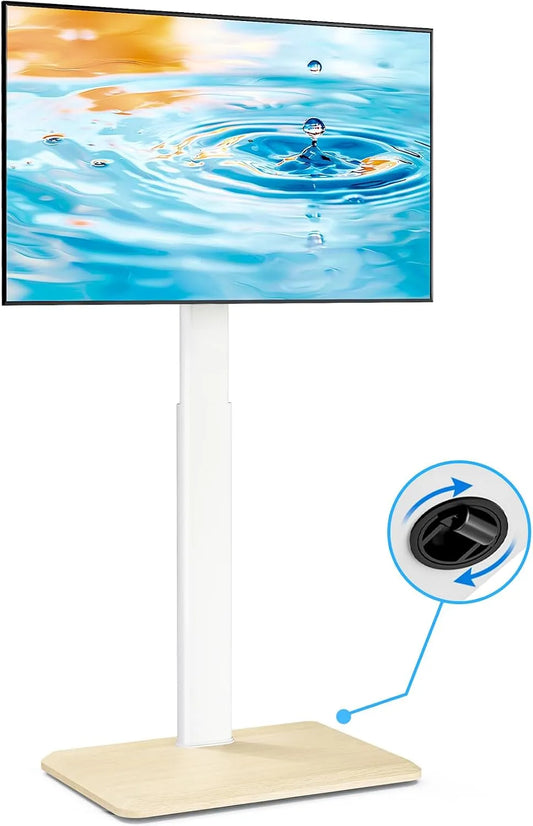 5Rcom, TV-borde og lowboards, Rollable TV stand med skjulte ruller til 24-55 tommer TV, Sort, 30 kg, 100 x 100 mm, 400 x 400 mm, OLED