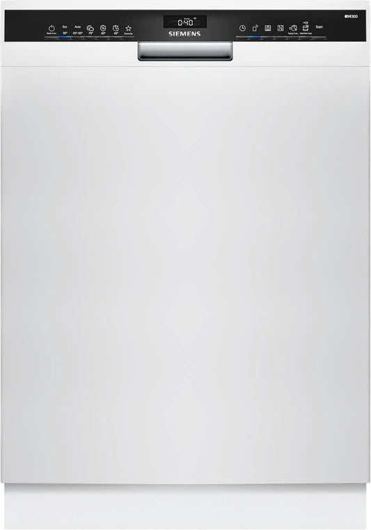 Siemens SN43HW03TE iQ300, Opvaskemaskiner, 60 cm, understrukturopvaskemaskine 60 cm, bestik kurv, smartStart, intensiveZone, Hvid, 5 × 59