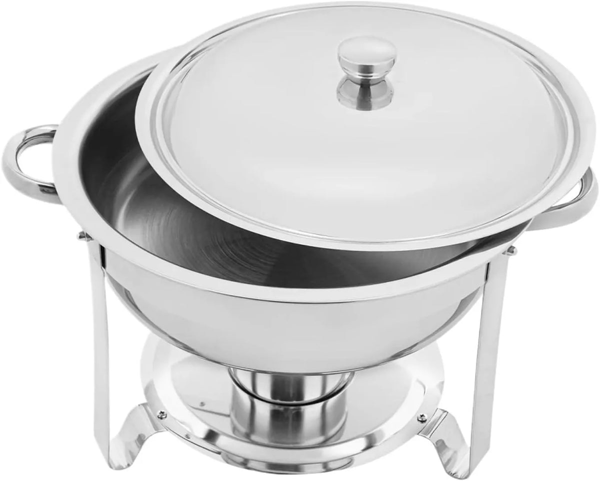 TRDEWR 4pcs 5-l-Chafing-Dish-Buffet-Set, Varmeplader og madvarmere