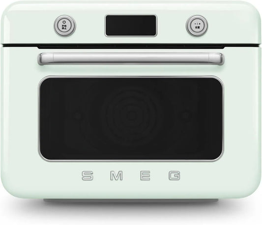 Smeg COF01PGEU, Ovne, Smag, kombineret dampovn, 10 madlavning funktioner, 33 automatiske opskrifter, Sort / sølv, 1800 W