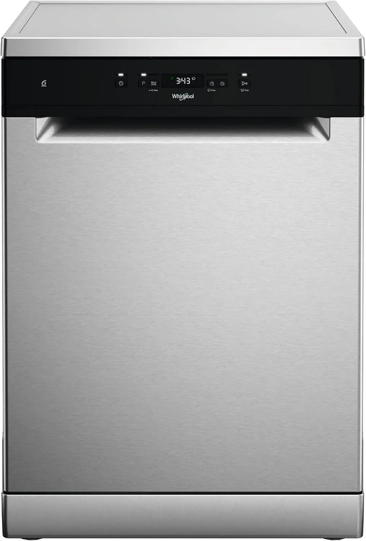Whirlpool WH4FFA14BN6X, Bordopvaskemaskiner, WHIRLWORK - Opvaskemaskine, fritstående, 14 cifre, klasse A, 6. sans, multixon, Sølv