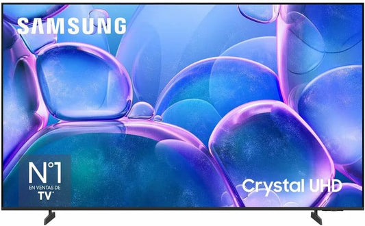 Samsung U7025F, TV'er, 65 tommer Crystal UHD 4K Smart TV, utrolige farver med Crystal Processor 4K, Sort, 4K