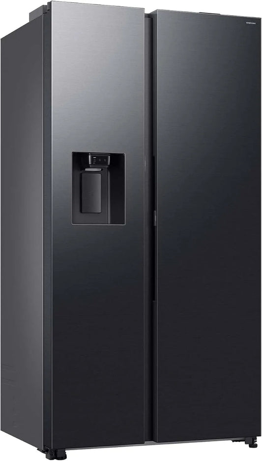 Samsung RS80F66KCFEF RS80F66KCEF, Køle-/fryseskabe, side køleskabe-fryser, AI køleskab med fryser, 178 cm, 634 l, is og vand, Sort