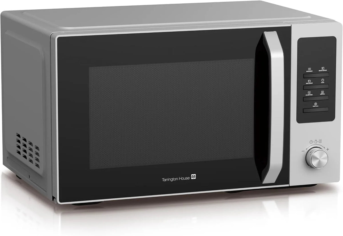Tarrington House MWD25130, Multifunktionelle mikrobølgeovne, mikroovn, 30 L, 1000 W, Sort / sølv, 31, 5 cm, 3 x 41