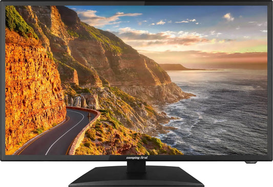 Camping First, Bærbare TV'er, 22 ′ ′ Smart TV V2 - TV, 54, 6 cm, 12 Volt - Sort, 12 V, 24 V, 240 V