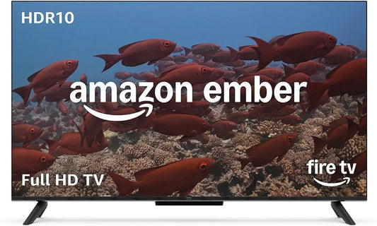 Amazon 40-Zoll-Smart-TV 2-Serien, Ember med Fire TV (seneste generation), 40- tommer smart TV i HD med Alexa, Sort