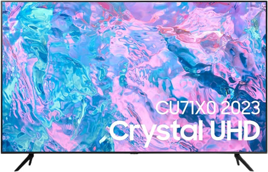 Samsung CU7170 75CU7170, TV'er, Crystal UHD Series 75 tommer TV, PurColor, Crystal Processor 4K, Motion, Sort, 4K, 3840 x 2160