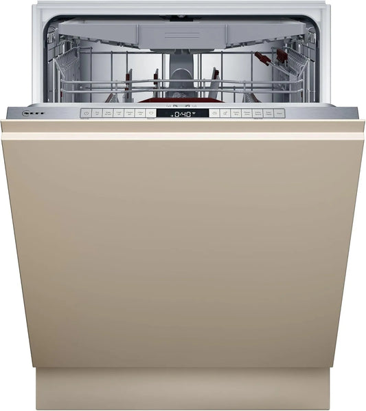 Neff S197TCX00E, Opvaskemaskiner, 60 cm, N 70, Smarter opvaskemaskine Fuldt integreret, Lavet i Tyskland, 6, Sølv, 43 dB