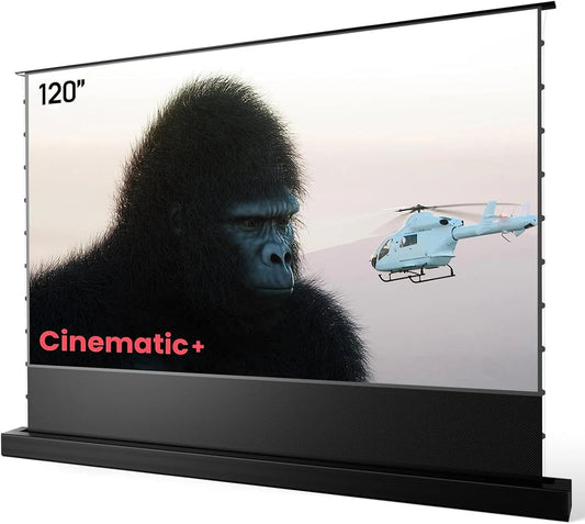 AWOL VISION, AnnulleringComment, AFWOL VISION ALR Cinematic skærm Beamer skærm Elektrisk til brug med en ultra, Sort, 120 inch, 4 x 124, 5 cm