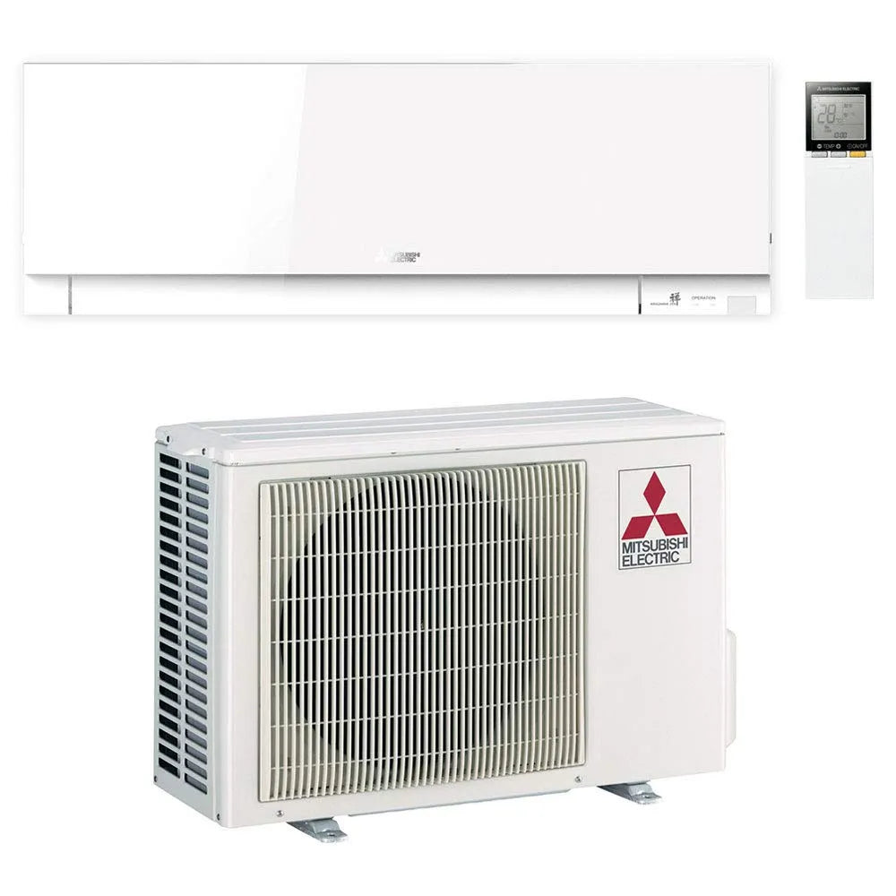 Mitsubishi Electric, Split-klimaanlæg, MEMSUBISHI, Sort, 12000 btu, 35V